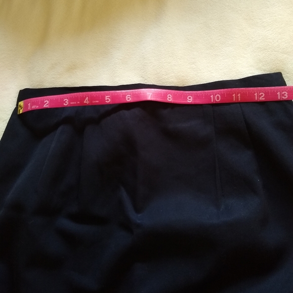 CRISCA by ESCADA Dark Navy Blue Pencil Skirt - Picture 8 of 9